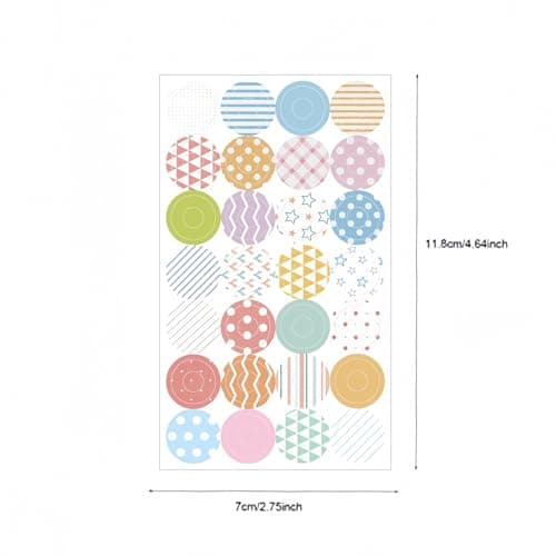 Stationery Hole Reinforcers - Round Sticky Labels for Book Notes | Self Adhesive Material with 4 Sheet Set, Drafting Package Supplies, Student Adult Paper Repair Accessory — view 2