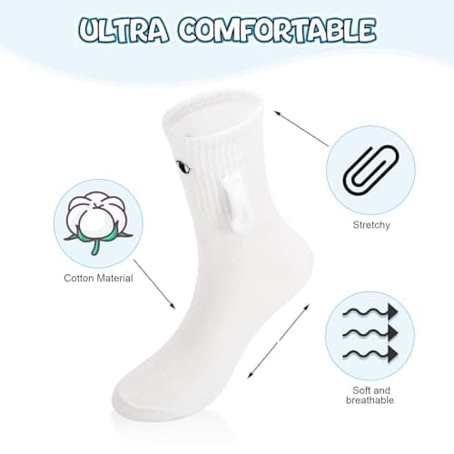 Partideal 4 Pairs Funny Magnetic Socks — view 2