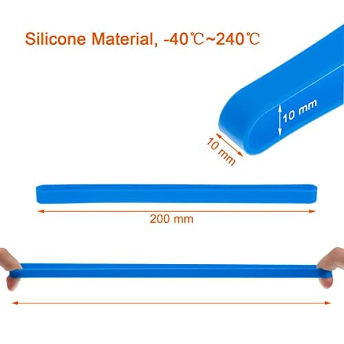 Silicone Rubber Bands,12 pcs Elastic Bands Large Wrapping Bands Coloured String,for Office Supply, File Folders, Books, Art, School,Home,Cooking, Wrapping(12 Colors) — view 3