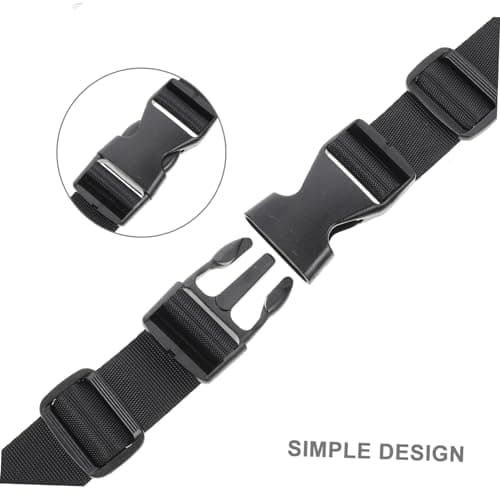 Homoyoyo Nylon Strap Kit Adjustable Quick Release Buckles for Bag Accessories for Backpack and Travel Luggage Repair — view 2