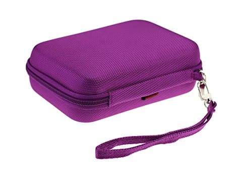 Navitech Purple Rugged Protective Portable Handheld Pocket Projector Carrying Case Compatible With The Kodak Luma 150