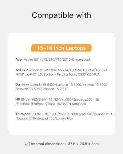 Inateck 360° Protection Laptop Bag Compatible with 15 inch Laptops — view 2