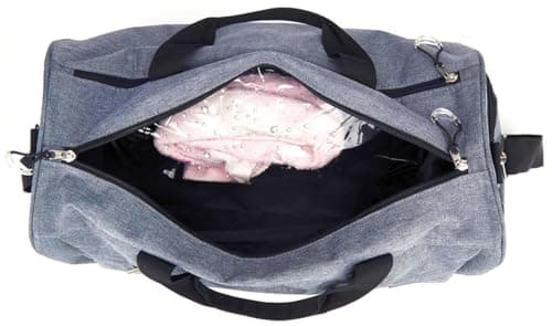 Gym Bag with Shoes Compartment and Wet Pocket, Duffle Bag for Sports Travel — view 3