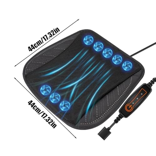 Car Seat Cooler Anti-Sweat USB-Powered 3 Adjustable Speed — view 6