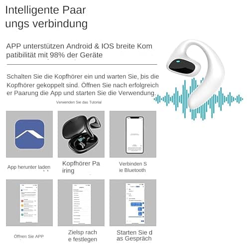 Translation Earbuds Two-Way Instant, Long Battery Life, Portable — view 5