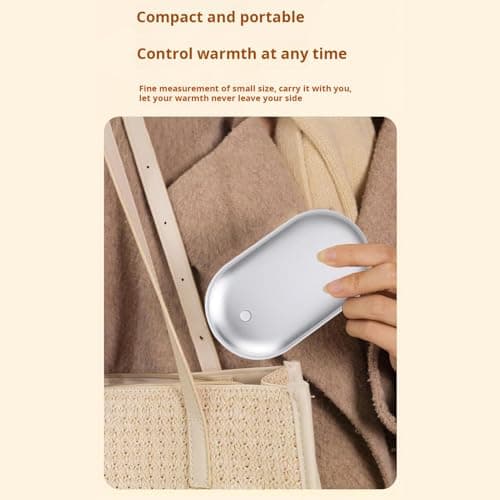 Vuggdt Electric Hand Warmer | Winter Pocket Heater Reusable Handwarmer Power Bank,USB Hand Warming Device, Portable Nightlight For Outgoing, Working, Home — view 2