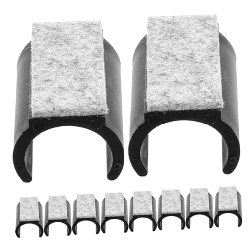 10 Pack U Shaped Felt Chair Leg Floor Protectors for Furniture Feet