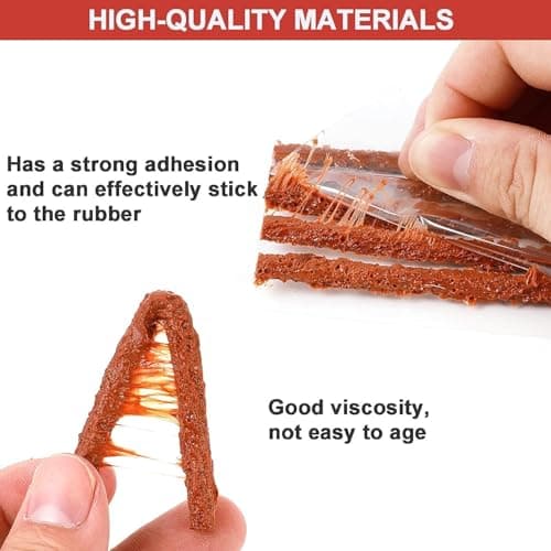 PUIBERS 100Pcs Tyre Repair Plugs, Heavy Duty Tyre Repair Kit, Universal Emergency Puncture Repair Rubber Strips for Car, Motorcycle, ATV, Truck, SUV — view 2