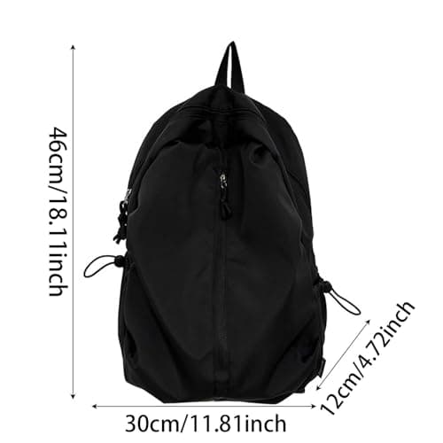 Backpack Boys - Classic School Backpack for Unisex Lightweight Casual Large Maroon Backpack for College Travel — view 3