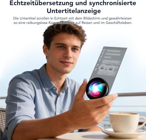 Digital Badge AI Companion, Wearable Language Translator Device for 60 Languages, Real-Time LCD Subtitles, HD Touchscreen, Bluetooth 6.0, Voice Assistant, Portable E-Badge for Travel & Business — view 4