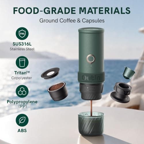 OutIn Mino Portable Electric Espresso Machine for Travel with Self-Heating — view 5