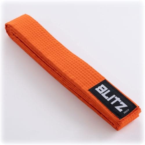 Blitz Plain Coloured Belt - Orange - 320cm