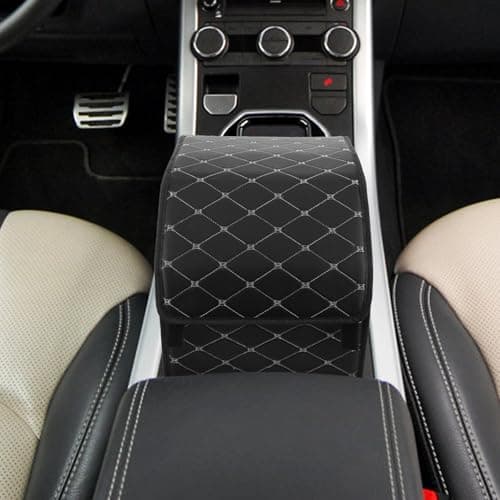 VOSAREA Foldable Leather Trunk Organizer for Car Storage, Black — view 6