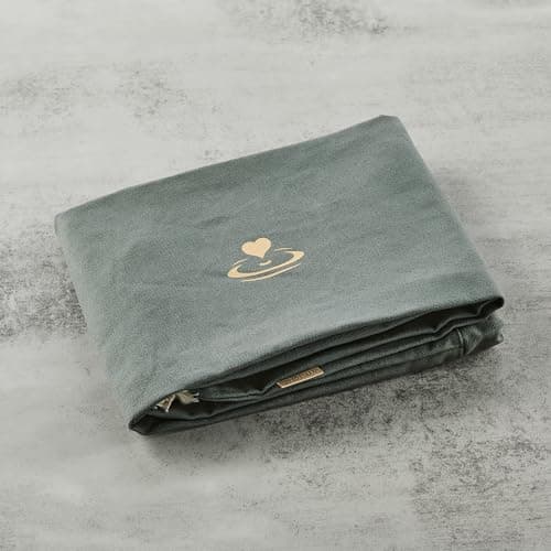 Myga Yoga Mat Bag – Cotton Yoga Mat Carrier with Shoulder Strap & Drawstring Closure – Lightweight & Durable Yoga Mat Holder – Eco-Friendly Mat Storage for Home, Gym & Travel – Sage or Cream (Sage) — view 6