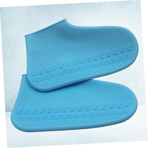 LOORGVEL Rainproof Shoe Covers Silicone Slip for Outdoor Adults Boys and Girls Travel Protection Shoes Cover — view 6