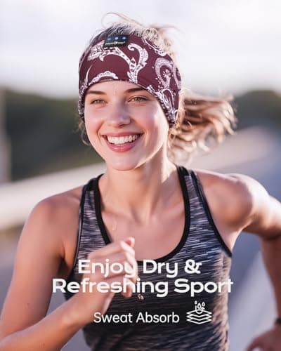 MUSICOZY Sleep Headphones Headband Cooling Headphones for Sleeping & Sport — view 4