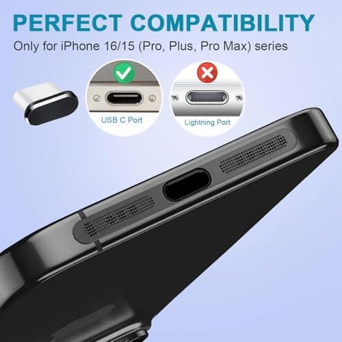 BelleVive 8-Pack USB-C Dust Protection Plugs, Type-C Charging Port Cover, Earphone Speaker Mesh, Dustproof Adhesive Cover, Phone Accessories for iPhone 16/iPhone 15 — view 6