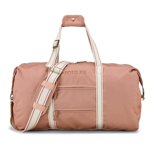 Joules Epwell Collection Duffle Bag, Portable, Carry On, Weekender, One Size, Pink