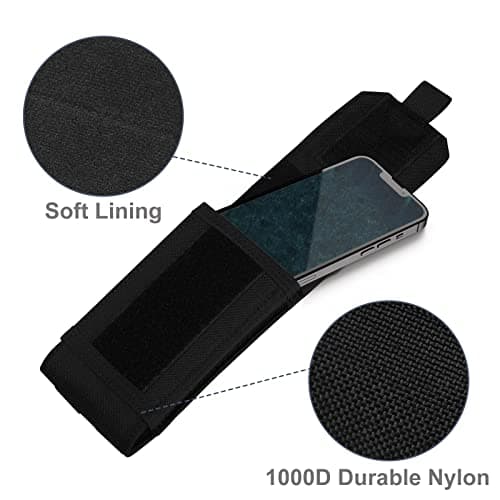 Urvoix Black Army Camo Bag For Mobile Phone Belt Pouch Holster Cover Case Size L — view 6