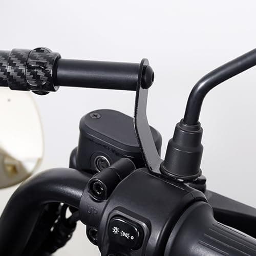 Limtula Shockproof ABS Motorcycle Phone Mount, Carbon fiber pattern — view 4