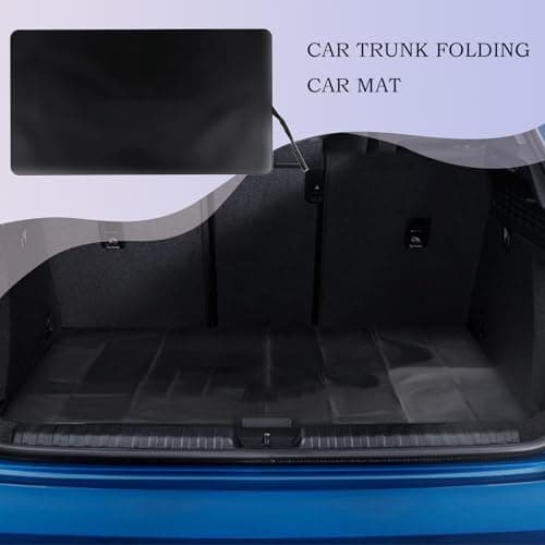 Heavy Duty Cargo, Waterproof Trunk Mat, Car Guard Cover with Anti-Slip Feature, Rubber Vehicle Organizer with Easy Cleaning, Car Storage Protection for Daily Commute Adventure Gear Road Trips — view 3