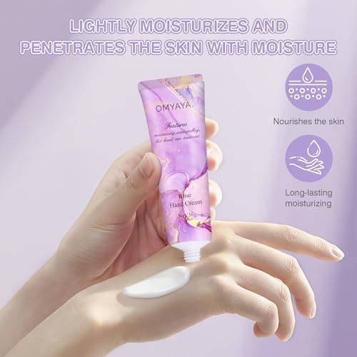 Hand Cream Gift Set 50pcsx30ml, Non-greasy Fast-absorbing Mini Hand Lotion for Very Dry Cracked Hand Moisturizer Travel Size Hand Cream Party Favors Bulk Gifts for Women Men Christmas Birthday — view 6