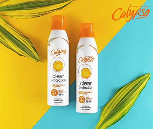 Calypso Once a Day Sun Protection Lotion with SPF 40 & Clear Protection Continuous Spray SPF30-175 ml CALS30 — view 6