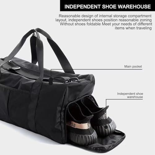 Sports Gym Bag, 30L Gym Sports Duffle Bag, Waterproof Travel Duffel Bag — view 5