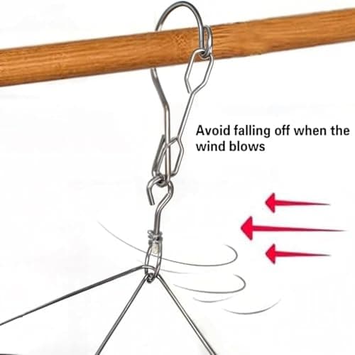 DARUITE Sock Hanger for Drying, Underwear Dryer Hanger with 40 Clips — view 3