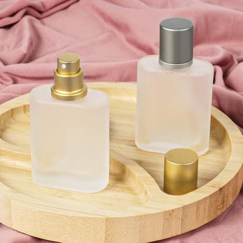 LOPHE Perfume Atomiser Refillable, Mini Perfume Refill Bottles, Empty Clear Glass Perfume Atomiser Spray Bottles, Portable Atomiser with Fine Mist for Daily Business Trips, 30 ml 2 Pcs — view 6