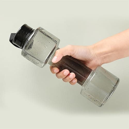 Dumbbell Water Bottle – 700ml Fitness Dumbbell Shaped Sports Bottle | Leakproof bpa-frees Travel Hydration Jug, Portable Gym Accessory for Running Yoga Cycling, Camping Outdoor Workouts — view 6