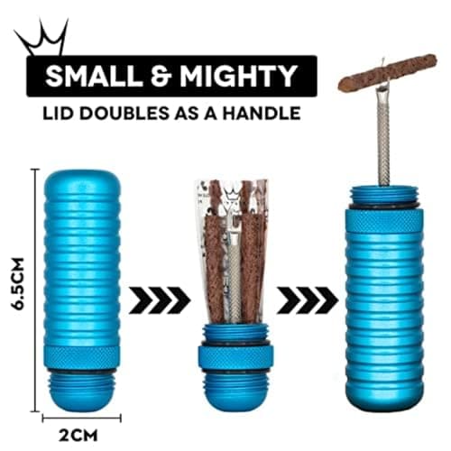 Peaty's Holeshot Tyre Puncture Plugger Kit - MTB, Road & XC, Turquoise — view 3