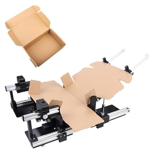 Box Folding Tool, Manual Carton Folder with Adjustable Sizing Fixture, 25cm Packaging Forming Tool for Warehouse Packing and Production Line Use Length 55cm