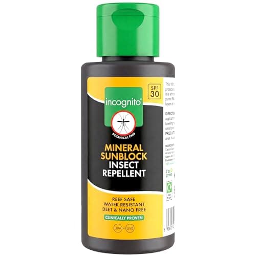 Incognito SPF30 Sun Cream Mosquito Repellent Moisturiser 100ml