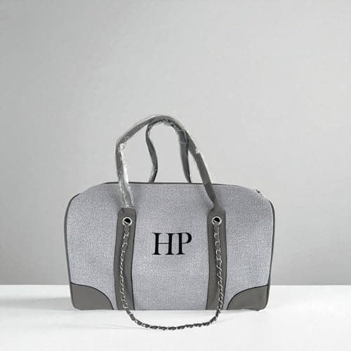 Personalised Duffel Bag with Initials – Custom Travel Holdall for Men or Women, Customised Gym Bag, Weekend Overnight Bag, Sports Bag, Monogrammed Luggage, Gift for Him or Her — view 3