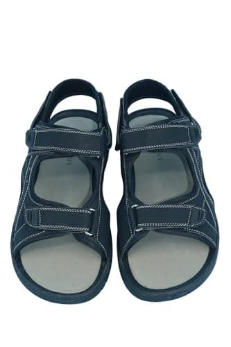Pegasus Men's Extra Wide Sandals with Touch Fasten Straps — view 6