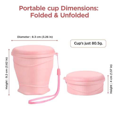 luvtree Silicone Collapsible Travel Cup with Dustproof Lid, 8.8 Oz/260ml, BPA-Free, Portable, Reusable for Camping, Picnic, Travel, Office (Light Green) — view 5