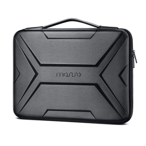 MOSISO 15-16 inch Laptop Hard Case,Waterproof Shockproof Bag, Black