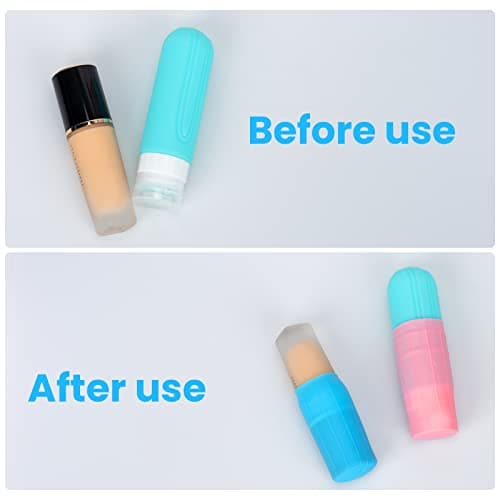 8 PCS Elastic Sleeves for Travel, Silicone Leak Proof Sleeve Travel Covers, Reusable Travel Bottle Covers for Toiletries, Travel Size Toiletry Containers Accessories Travel Necessities — view 6