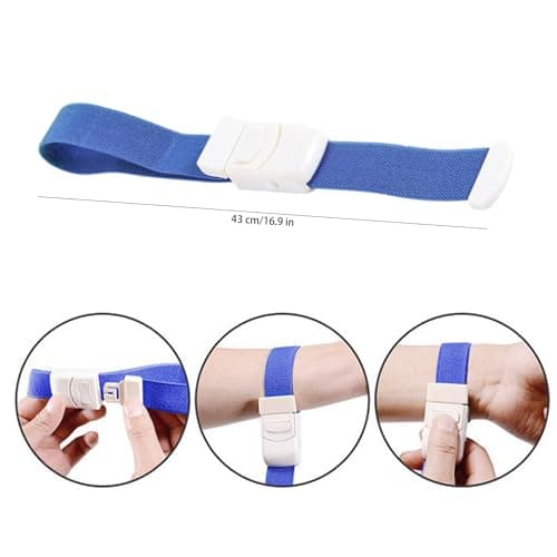 MFUOE 3 Pieces Tourniquet with Buckle Emergency Tourniquets Elastic Adjustable Quick and Slow Release Home Outdoor Emergency Care — view 2