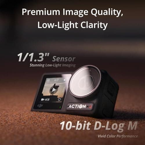 DJI Osmo Action 4 Essential Combo, 4K/120fps Action Camera — view 2