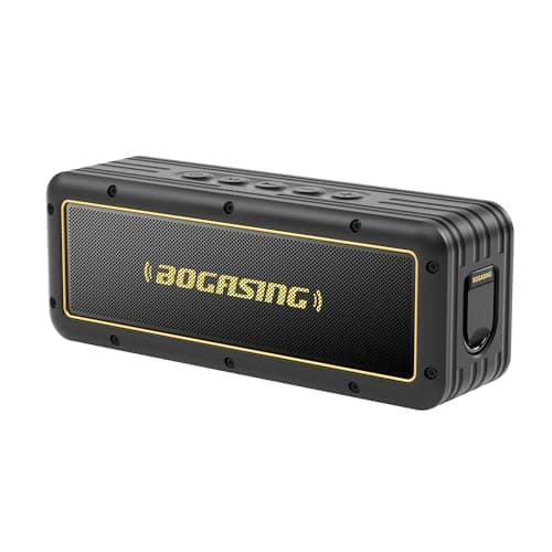 BOGASING G4 Portable Bluetooth Speaker with 50W Full-Bodied Sound