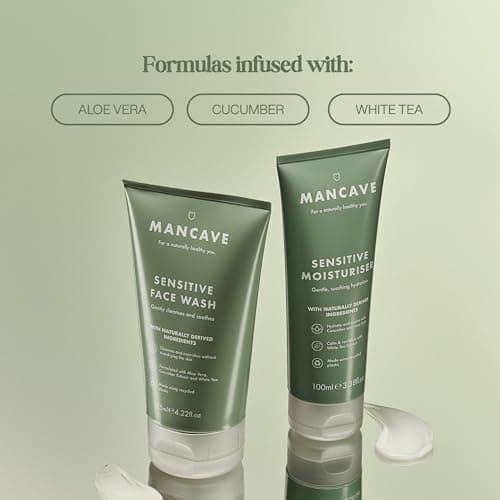 ManCave Sensitive Skin & Body Gift Set for Men, Skincare Gift Set — view 3