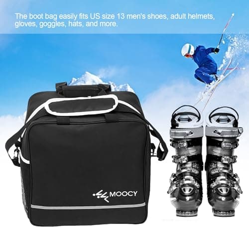 Ski Bag - 15.75 in Ski Bag Padded | Air Travel Transport Snowboard Pouch — view 2
