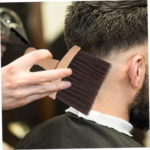 Ipetboom Beard and Hair Brush Hair Cutting and Cleaning Brush with Wooden Handle Portable Size Gentle Soft Bristle Nylon Bristles for Beard Grooming and Travel for Men — view 6