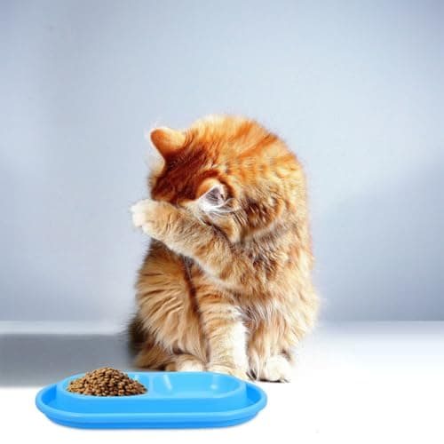 Double Cat Food Water Bowls Anti Theft Pp Set for Cats Dogs — view 6