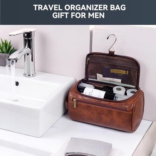 Lxjily Toiletry Bag for Men, Travel Essentials Dopp Kit — view 3