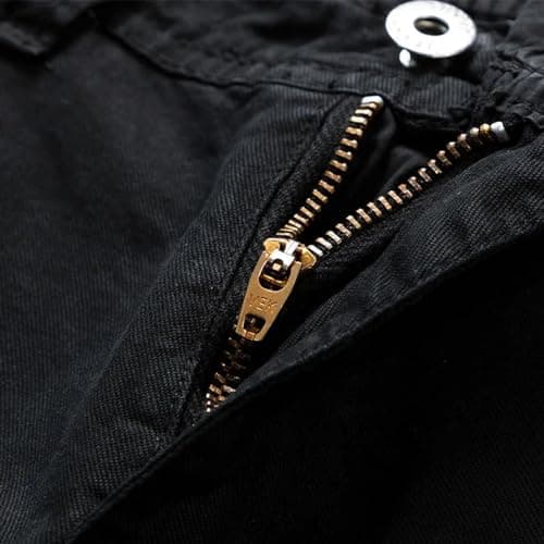 YUECIBAI Sports Running Shorts For Men Men'S Multi Pocket Cargo Shorts Male Cotton Mens Shorts Pants 34 Black — view 5