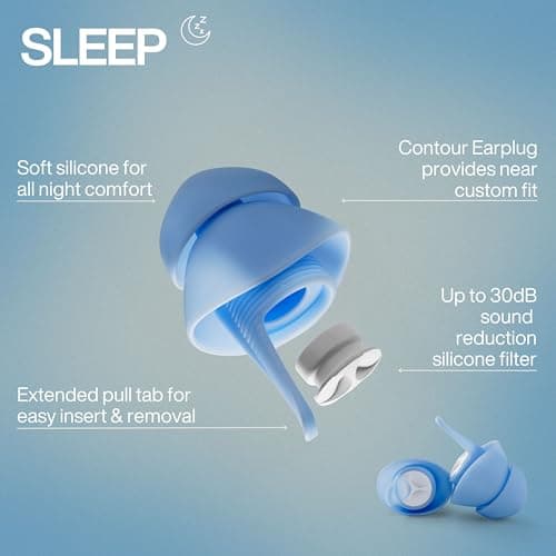 EarPeace Sleep Earbuds for Side Sleepers - 30dB, Standard Size — view 2