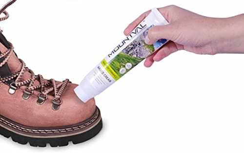 Mountval Waxed Cream, Nourishing And Waterproofing Cream For Leather Trekking Shoes, With Sponge Applicator (Transparent) — view 4